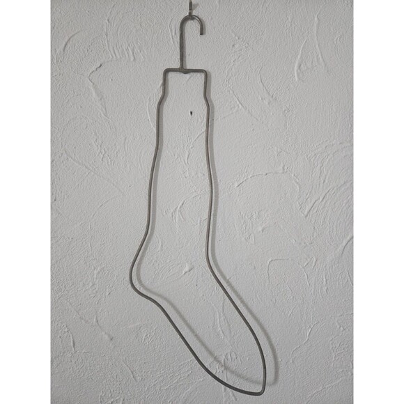 Vintage Metal Stocking Sock Form Size 11  12 24" L - Picture 1 of 3